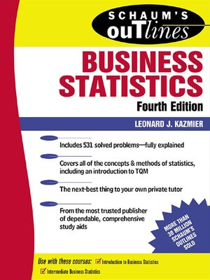 cover image of Business Statistics